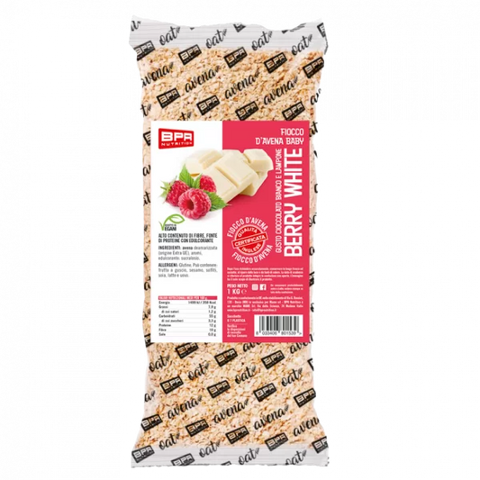 FIOCCHI D’AVENA AROMATIZZATI 1kg – BERRY WHITE