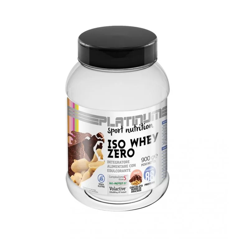 ISO WHEY ZERO 900g VOLACTIVE® – CIOCCOLATO BURRO D’ARACHIDI