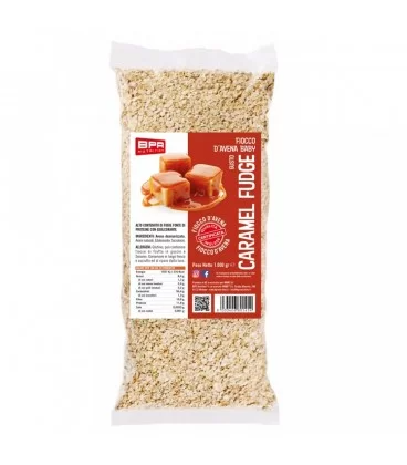 FIOCCHI D’AVENA AROMATIZZATI 1kg – CARAMEL FUDGE